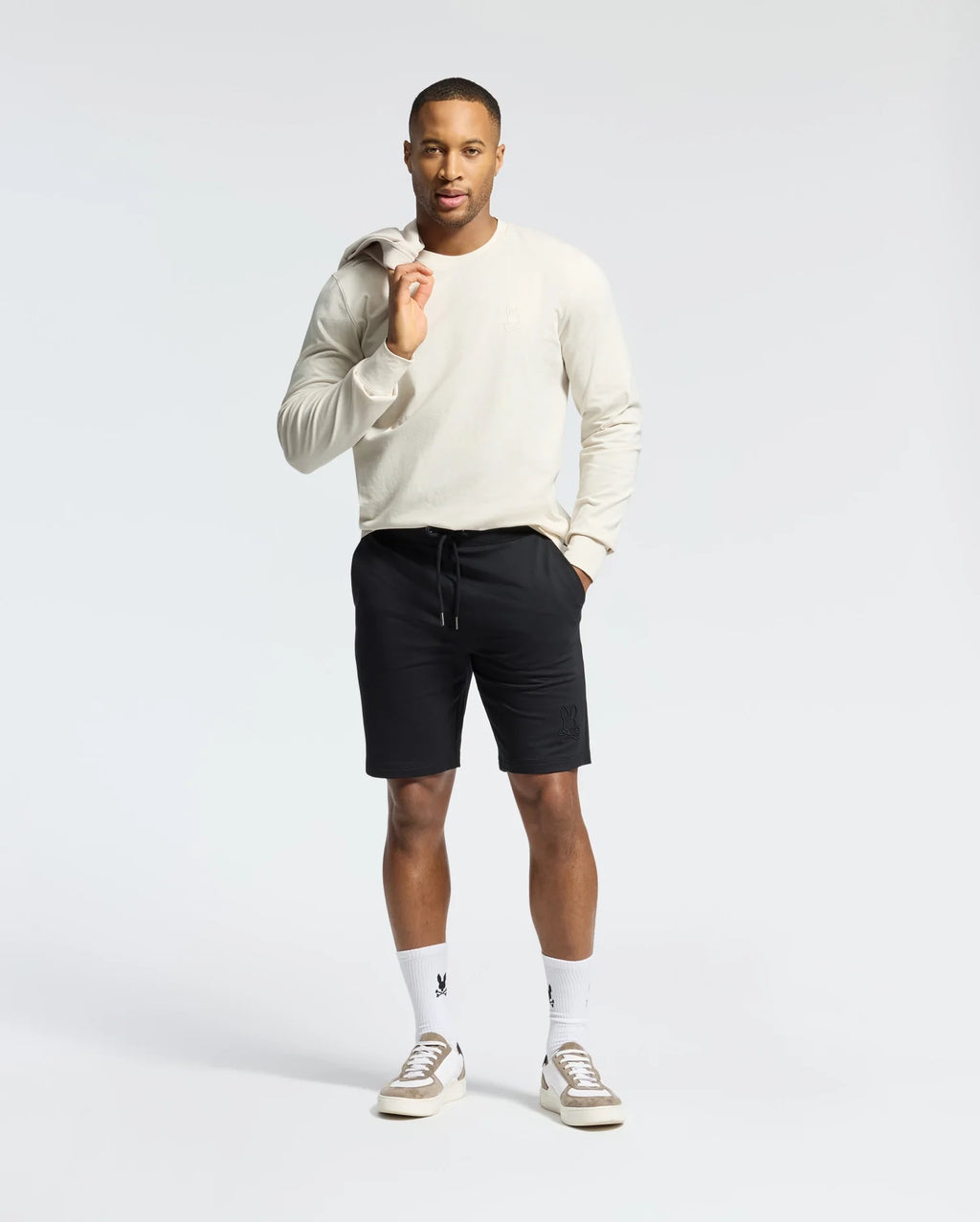 MENS LEVANZO FRENCH TERRY SWEATSHORT - B6R578F200