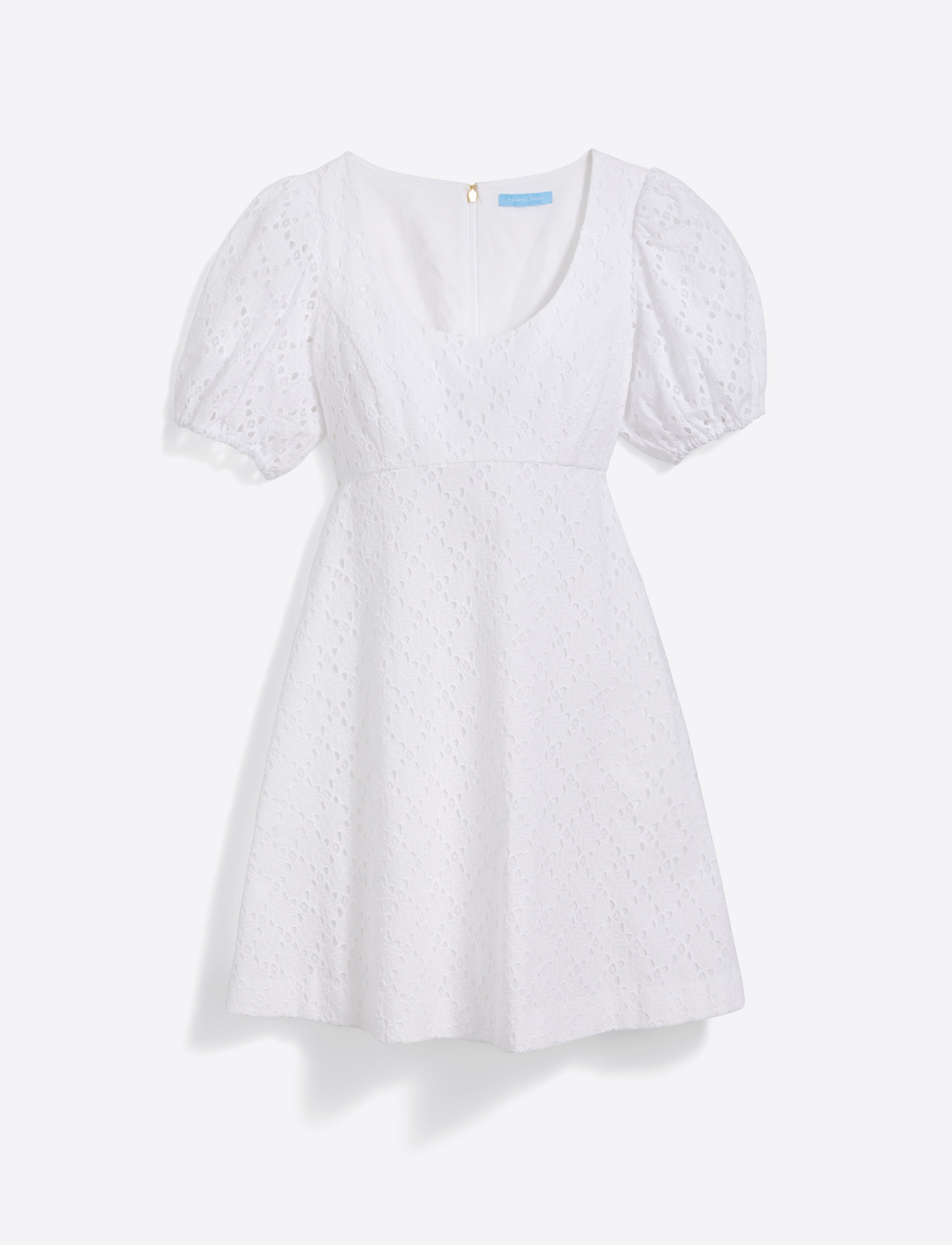 Hailey Babydoll Dress in Eyelet