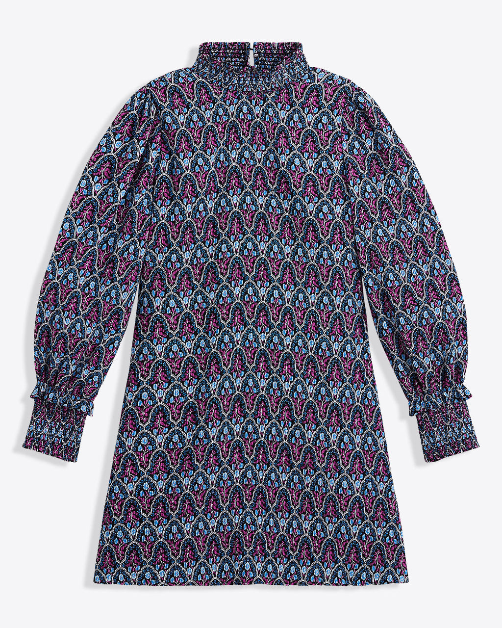 Long-Sleeve Shift Dress