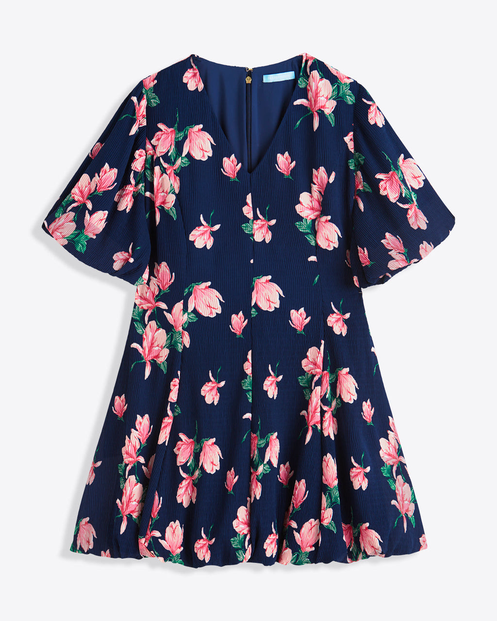 Elaine V-Neck Mini Dress in Magnolia Buds