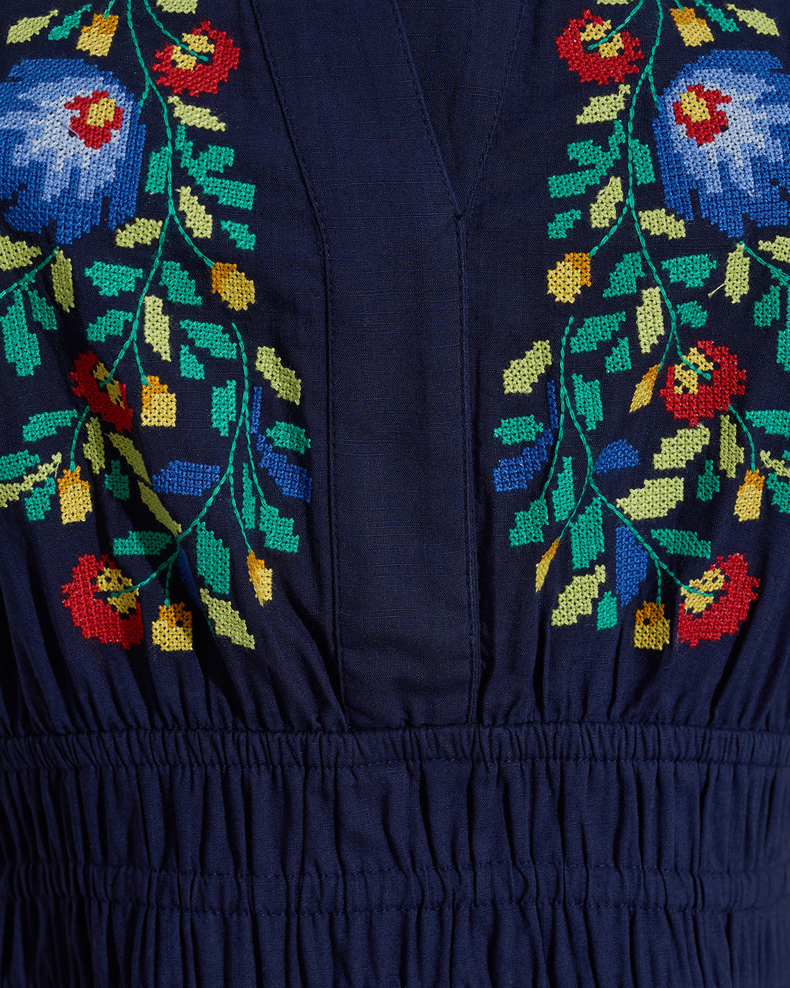 Wilson Mini Dress with Floral Embroidery