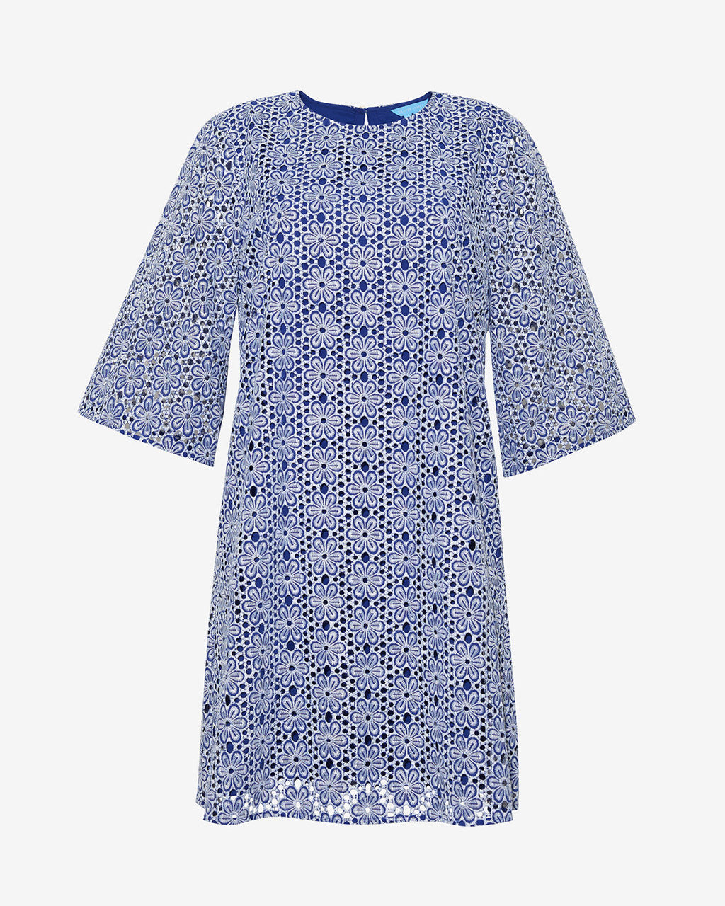 Carolyn Bell Sleeve Mini Dress in Daisy Lace