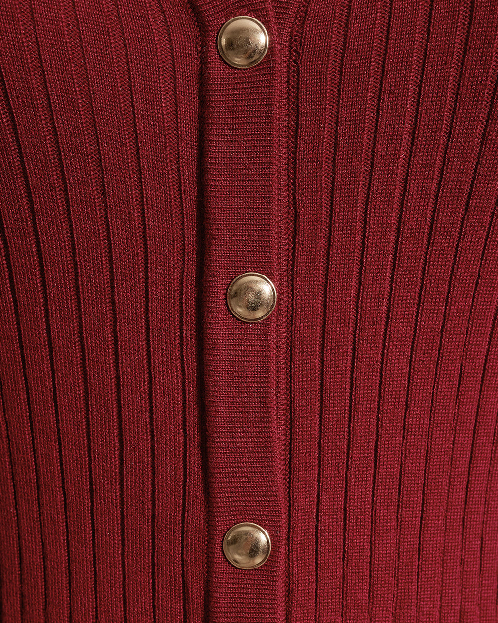 Monroe Knit Midi Dress in Burgundy